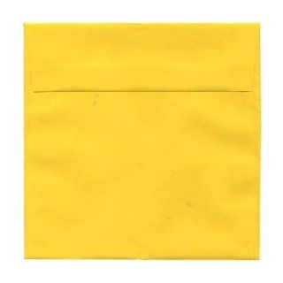 6 1/2 x 6 1/2 Yellow Square Invitation Envelopes (6.5x6.5)   25 envelopes per carton  Greeting Card Envelopes 