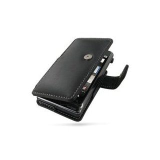 PDair Leather case for Motorola DROID 2 A955   Book Type (Black): Electronics