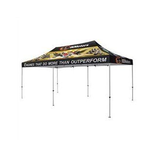 Commercial Grade Professional 10' x 20' foot Deluxe Pop Up Tent with Custom Full Color Imprinted Canopy for Trade Shows, Events, Exhibits, Markets and more : Presentation Display Booths : Office Products
