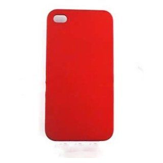 For Apple Iphone 4 4s Non Slip Red Back Case Accessories Cell Phones & Accessories