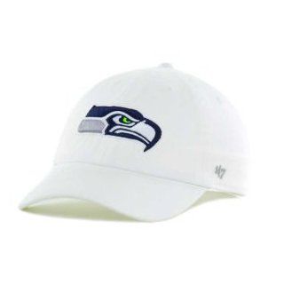 NFL Seattle Seahawks Men's Clean Up Cap, White, One Size : Sports Fan Baseball Caps : Sports & Outdoors