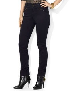 Lauren Jeans Co. Straight Leg Zip Pocket Slim Fit Jeans   Jeans   Women