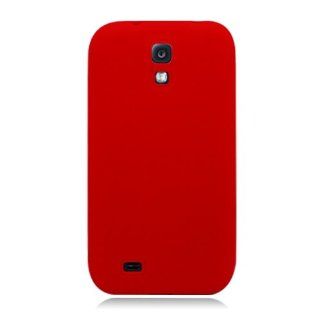 Red Silicone Soft Skin Gel Case Cover for Samsung Galaxy S4 i9500: Cell Phones & Accessories