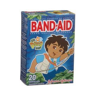 Band Aid Go Diego Go! 20 Count Assorted Size Bandages BAND AID Bandage/Plaster