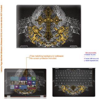 Decalrus   Matte Decal Skin Sticker for LENOVO IdeaPad Yoga 11 11S Ultrabooks with 11.6" screen (IMPORTANT NOTE compare your laptop to "IDENTIFY" image on this listing for correct model) case cover Mat_yoga1111 192 Computers & Accessor