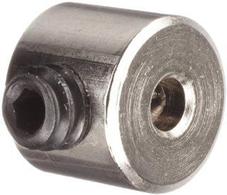 Nickel Plated Brass Shaft Collar, 1/16" Bore x 0.219" OD x 0.189" Width, 4 40 Set Screw (Pack of 5): Toys & Games