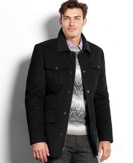 Vince Camuto Coat, Storm System Water Resistant Wool Blend Four Pocket Utility Jacket   Coats & Jackets   Men