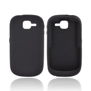For BLACK Samsung A187 Silicone Skin Case Soft Cover: Cell Phones & Accessories