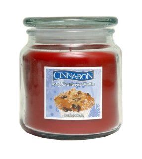 Cinnabon By Hanna's Iced Cranberry Muffin 14.5oz Soy Candle   Scented Candles