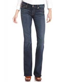 7 For All Mankind Jeans, Bootcut Dark Wash Studded   Jeans   Women