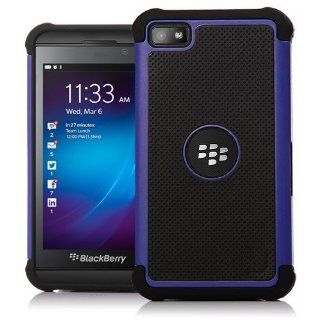 KaysCase TurtleBox Heavy Duty Cover Case for RIM BlackBerry Z10 10 Dev Alpha B Smart Phone (Blue): Cell Phones & Accessories