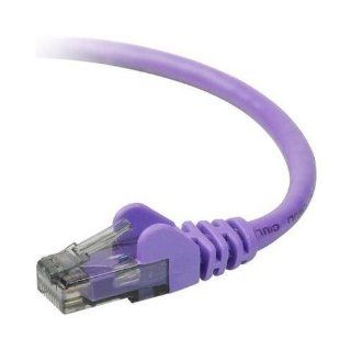 Belkin A3X189 14 PUR S FastCAT Cat. 6 Crossover Cable   RJ 45 Male   RJ 45 Male   14.11ft   Purple: Electronics