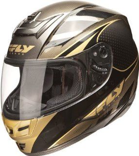Fly Racing Paradigm XXL Black/Gold Full Face Helmet Automotive