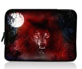  Wolf Soft 7" 8" 8.2" Notebook Sleeve Bag Case Cover Pouch For 7in HKC Capacitive Touchscreen Tablet/Apple iPad mini 7.9 in/Samsung GALAXY Tab P3100 2,7.7"/Kindle Paperwhite/Kindle Touch/Kindle fire HD 7 inch/7" BlackBer