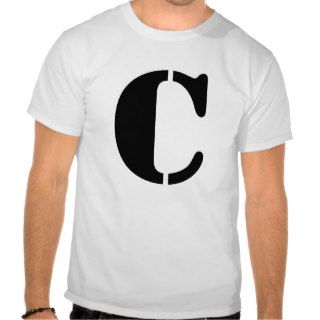 Letter C T shirts