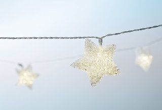 Festive Indoor/Outdoor Star String Lights   20' Length   16 EVA Stars / Warm White LEDs   Christmas and Weddings : Outdoor Lightstrings : Patio, Lawn & Garden