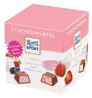 Ritter Sport   Schokowürfel 'Joghurt'   176 GR : Candy And Chocolate Bars : Grocery & Gourmet Food