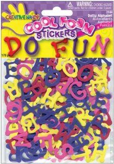 Foam Stickers 175/Pkg   Dotty Letters: Office Products