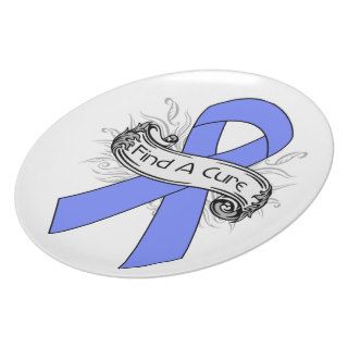 Pulmonary Hypertension Find A Cure Ribbon Party Plates