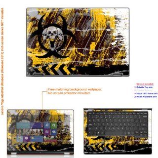 Decalrus   Matte Decal Skin Sticker for LENOVO IdeaPad Yoga 11 11S Ultrabooks with 11.6" screen (IMPORTANT NOTE compare your laptop to "IDENTIFY" image on this listing for correct model) case cover Mat_yoga1111 170 Computers & Accessor