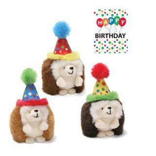 Happy Birthday Ganley Hedgehog 4" by Gund  1 assorted Ganley sent: Toys & Games