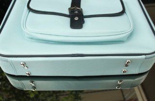 Kroo Fashion Business Waterproof PVC Leather Briefcase Laptop Case Messenge Shoulder Bag (Light Blue) Checkpoint Friendly for HP ProBook 4440s 14" Business Notebook PC C9K60UT: Computers & Accessories