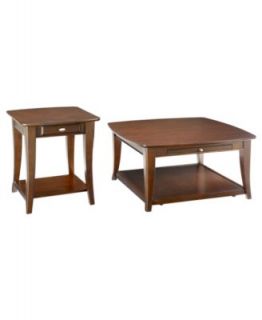 Quinn Table Collection, 2 Piece Set (Rectangular Cocktail Table and End Table)   Furniture
