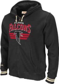 NFL Men's Mitchell & Ness Atlanta Falcons Stadium Full Zip Hooded Sweatshirt (XXX Large)  Sports Related Merchandise  Sports & Outdoors