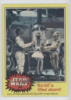 R2 D2 is lifted aboard (Trading Card) 1977 Star Wars #156: Entertainment Collectibles