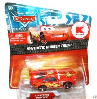 Disney / Pixar CARS Movie Exclusive 155 Die Cast Car with Synthetic Rubber Tires Lightning McQueen Rusteze version Toys & Games