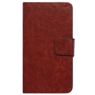Bfun Brown Card Slot Stand Wallet Leather Cover Case for Samsung Galaxy Note 2 N7100: Cell Phones & Accessories