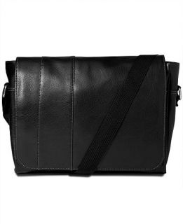 Perry Ellis Leather Messenger Bag   Wallets & Accessories   Men