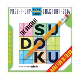 The Original Sudoku 2014 Page A Day Calendar: Editors at Nikoli: 9780761174226: Books