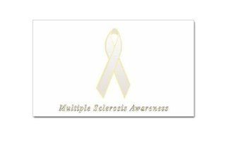 Multiple Sclerosis Awareness Rectangular Sticker: Automotive