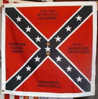 Civil War Confederate Flag35th Georgia Infantry : Other Products : Patio, Lawn & Garden