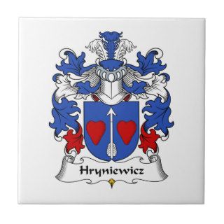 Hryniewicz Family Crest Tiles