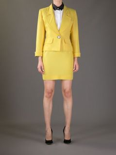 Yves Saint Laurent Vintage Contrast Skirt Suit