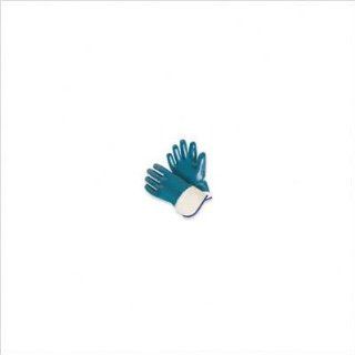 Radnor Large Heavy Weight Nitrile Fully Coated Jersey Lined Work Glove With Safety Cuff (144 Pair Per Case): Health & Personal Care