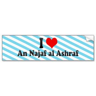 I Love An Najaf al Ashraf, Iraq Bumper Stickers