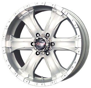 MB Wheels MB Chaos 6 Lug Silver Machined Wheel (20x9"/6x139.7mm): Automotive