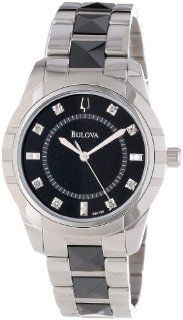 Bulova Women's 98P136 Diamond Dial Watch: Bulova: Watches