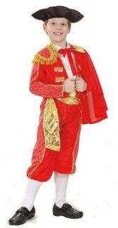 Spanish Matador 5pc Childs Fancy Dress Costume M 134cms: Toys & Games