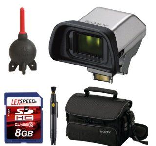 Sony OLED FDA EV1S Electronic Viewfinder for NEX 5N, 5R, F3 + Sony Gadget Bag + Air Blower + Lens Pen + 8GB : Digital Camera Accessory Kits : Camera & Photo