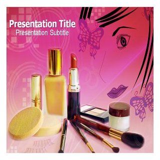 Beauty products PowerPoint Template   Beauty products PowerPoint (PPT) Backgrounds Software