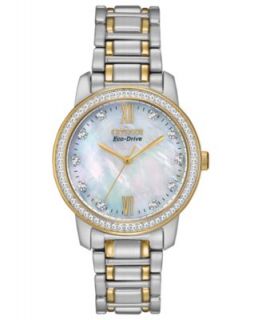 Citizen Womens Eco Drive Stainless Steel Bracelet Watch 35mm EM0110 51D   A Exclusive   Watches   Jewelry & Watches