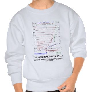 The Original Fujita Scale Tetsuya Theodore Fujita Pullover Sweatshirts