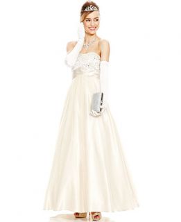 Prom 2014 Royal Treatment Strapless A Line Dress Look   Women