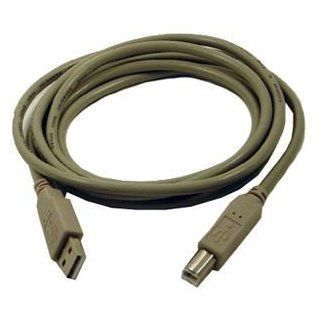 Micro Connectors, Inc. 6 feet USB 2.0 Type A to B Cable  Beige (E07 121): Electronics