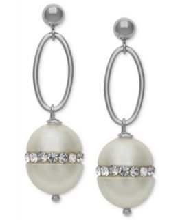 Cultured Freshwater Pearl Chandelier Earrings in Sterling Silver (6mm)   Earrings   Jewelry & Watches