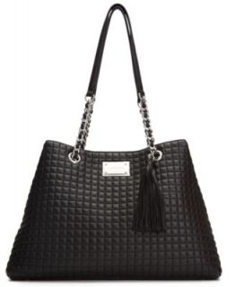 Calvin Klein Geneva Quilted Leather Satchel   Handbags & Accessories